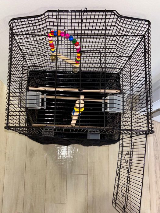 Colivie pentru Papagali, Metal, 46, 5x35, 5x92cm