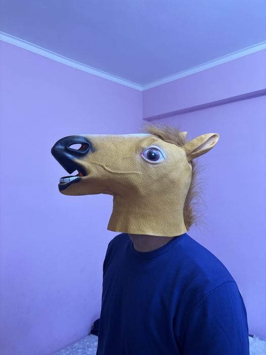 Маска лошадья. Прикольная