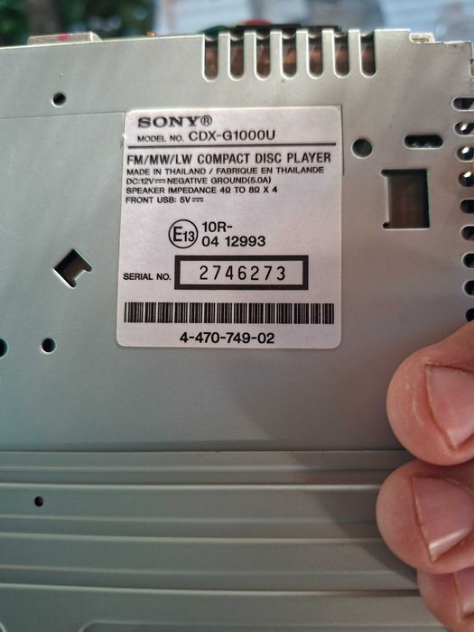 Sony Сд плеар с флашка