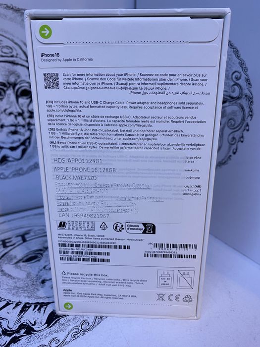 Telefon Iphone 16 ,128 GB, 100% baterie