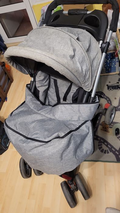 Детска количка Wunderkid Star, Реверсивна дръжка, Калъф за крачета