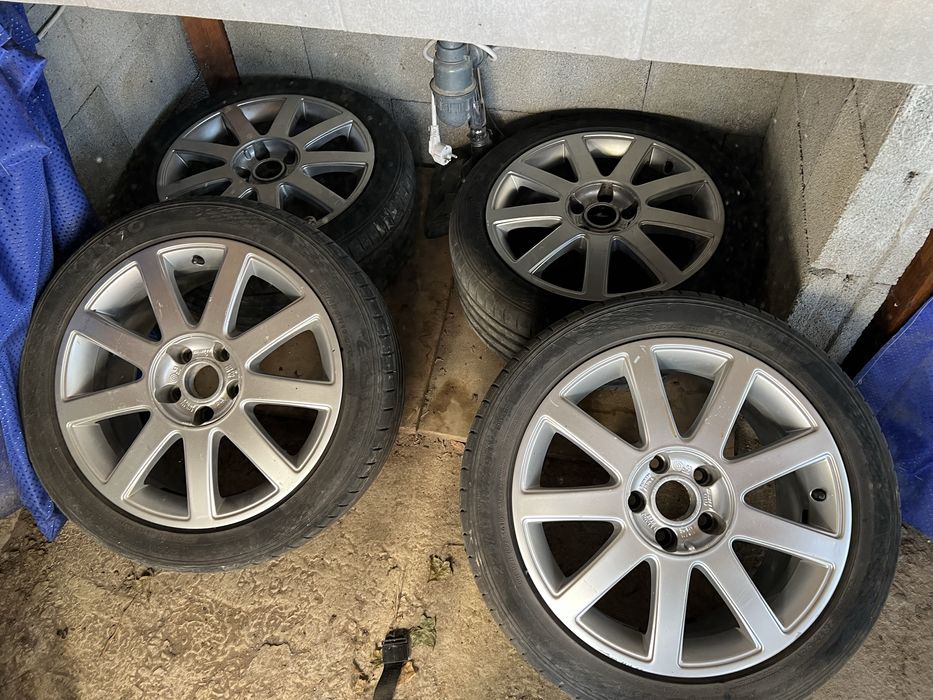 Джанти Ауди 17 5x112 7,5J ET43 с гуми 225 45 17