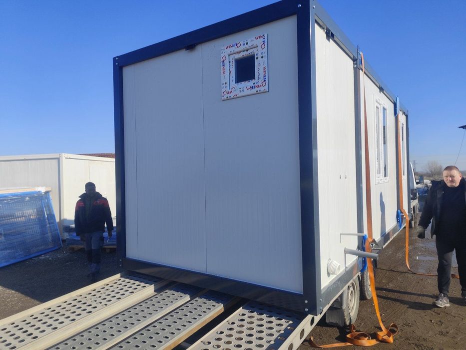 Бунгало Контейнер за живеене Офис павилион Бутка магазин 6х2.40м