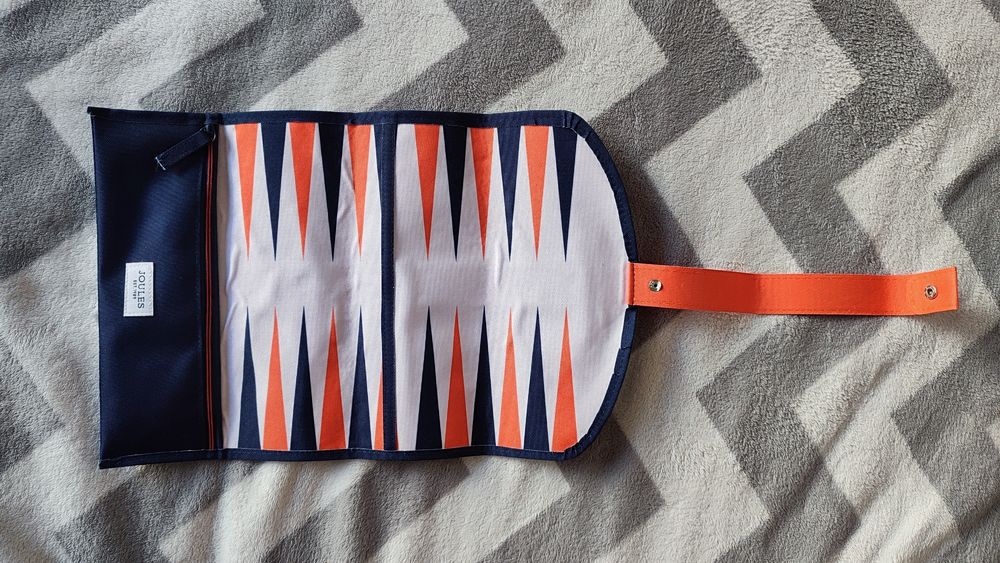 Текстилна игра табла - преносима, сгъваема игра