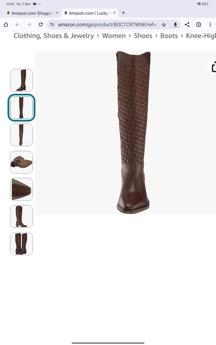 Lucky brand натуральная кожа из США сапоги