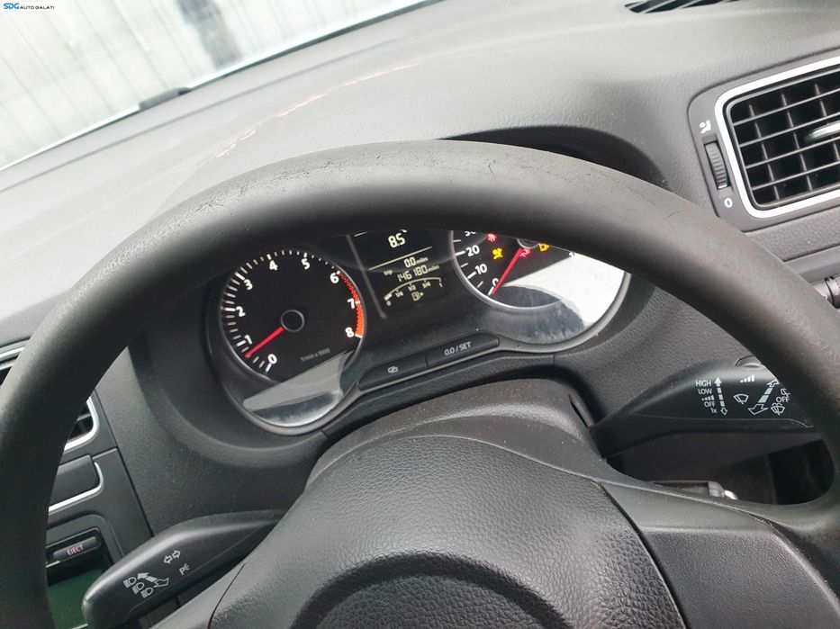 Volan Plastic 3 Spite cu Uzura Volkswagen Polo 6R 2009 - 2017 [K0941]