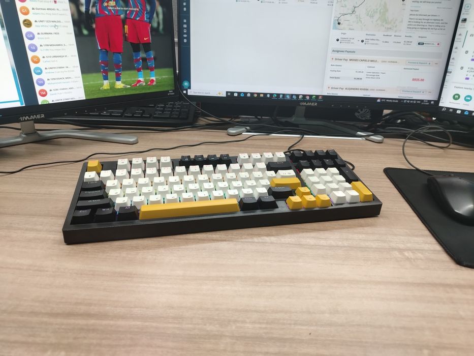 O'yin klaviaturasi t-Wolf k16 chiroqlari yonadi va har xil rejimlari b