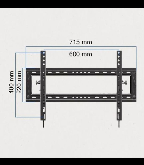Кронштейн для ТВ диагональ 65"-90" NB DF80-T, настенный, наклонный
