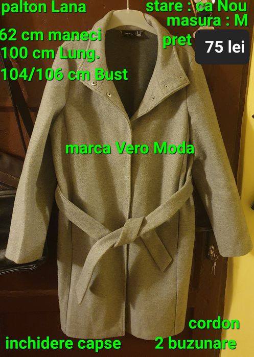 Palton lana Vero Moda / M