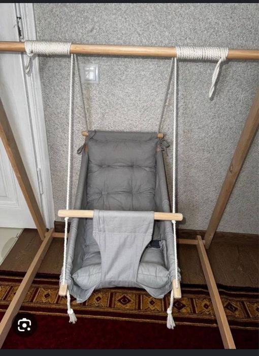 детска дървена люлка