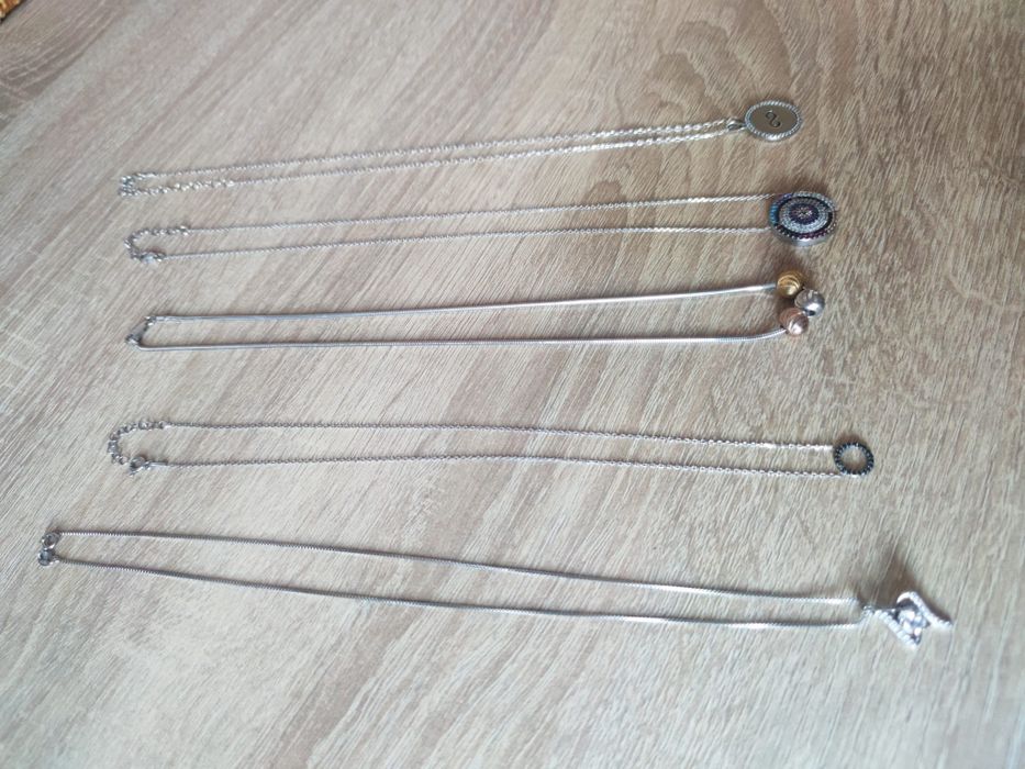 Bijuterii argint 925  lantisor cercei pandativ seturi