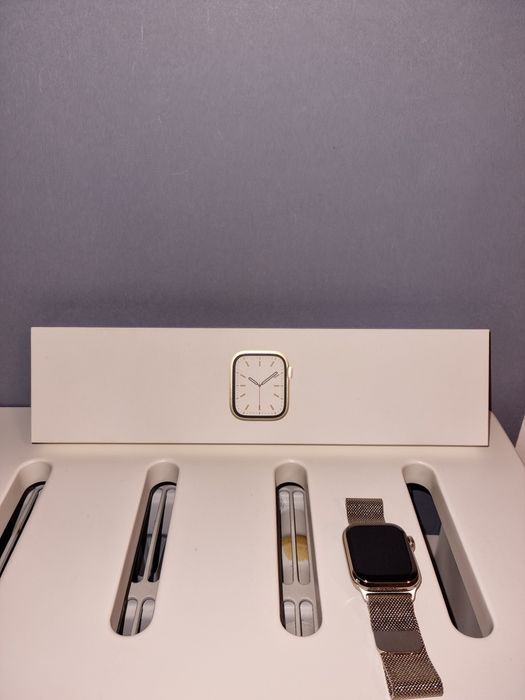 Apple watch serie 7 41mm gold stainless celular
