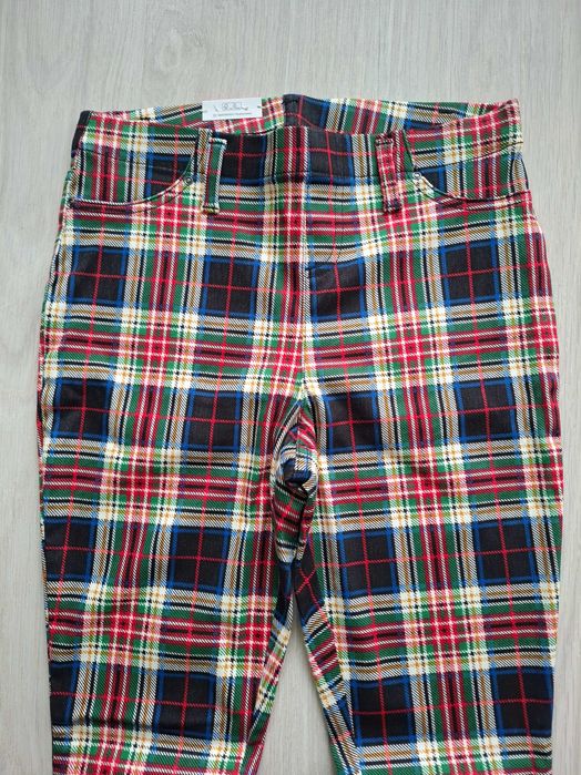 Джегингс / СТРЕЧ Дамски еластичен панталон, S/26 и Плетено  елече XL