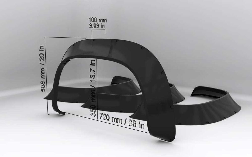 Раздувки 10 / 7/ 4.5 см ABS Пластмаса Универсални | Wide Nation