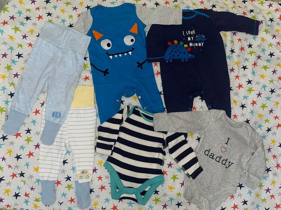 Лот дрешки 0-3м. Общо 4 евро