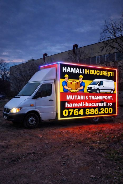 Mutare  mobila transport duba debarasare apartament ieftin Bucuresti