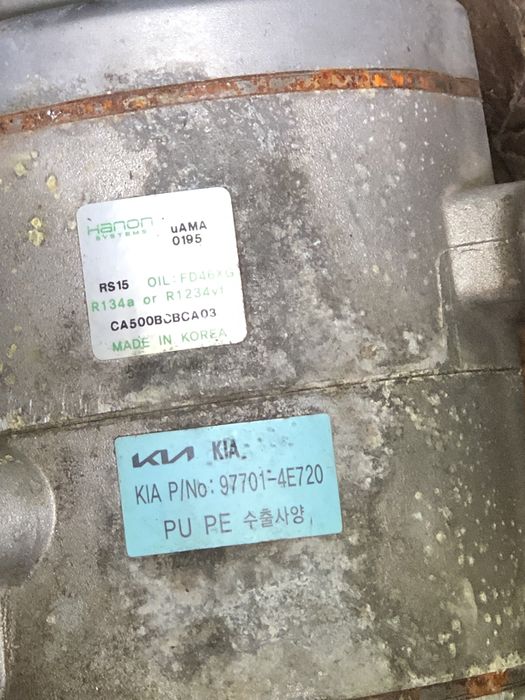 Kompressor kia bongo zavodskoy ishlatilmagan