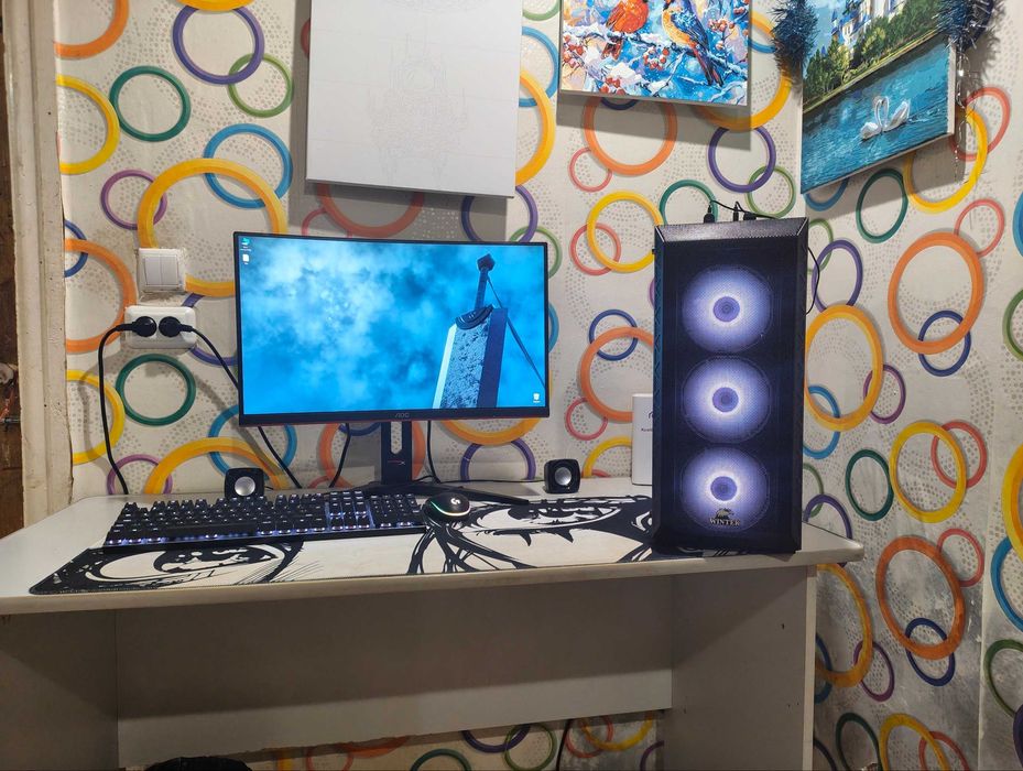 Игровой ПК + Изогнутый монитор 144Hz