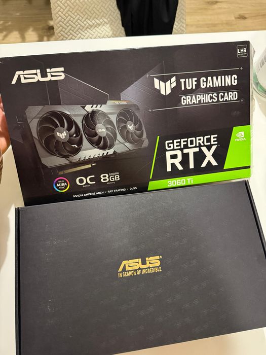 Placa video RTX 3060 Ti TUF OC Edition 8 GB
Nvidia RTX 3060Ti TUF 8 GB