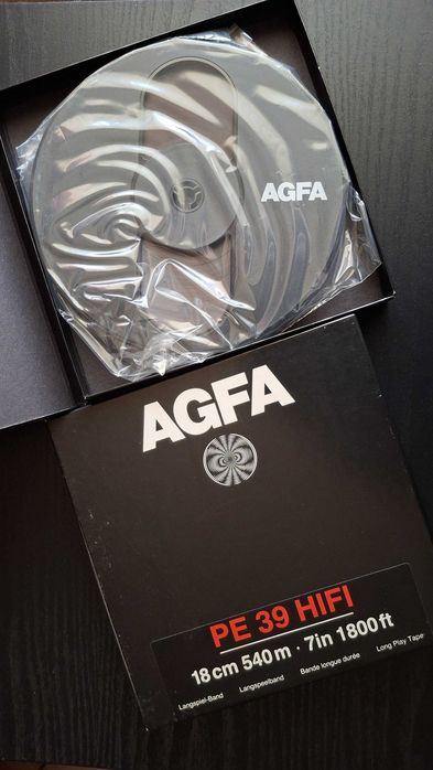 Bandă magnetofon AGFA - nefolosită (2 buc.)