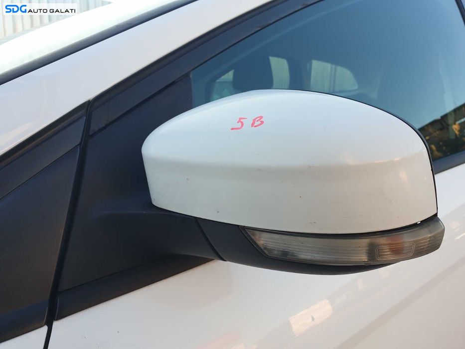 Oglinda Electrica Stanga cu Defect FARA Pliere Rabatare Ford Focus 3 NFL Non Facelift 2010 - 2014 Culoare Alb 5B [C9438]