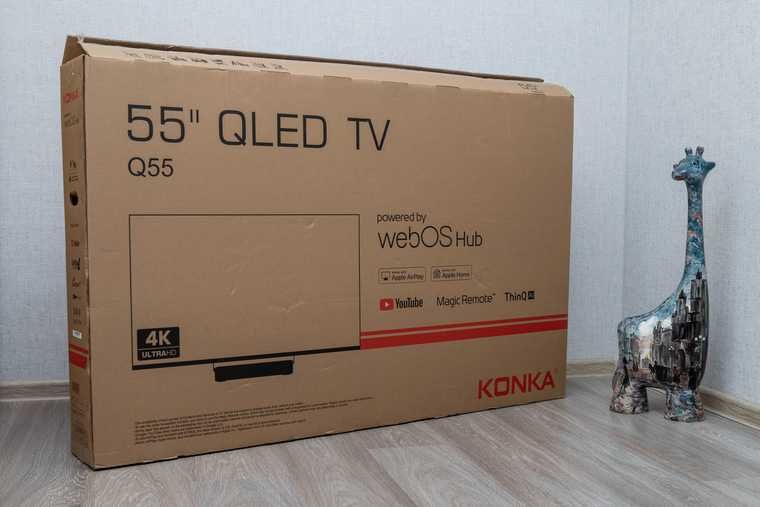 Игровой Smart TV Konka 55" 4K 144Hz (Новый, упаковка) РАСПИСКА ВСТРЕЧА