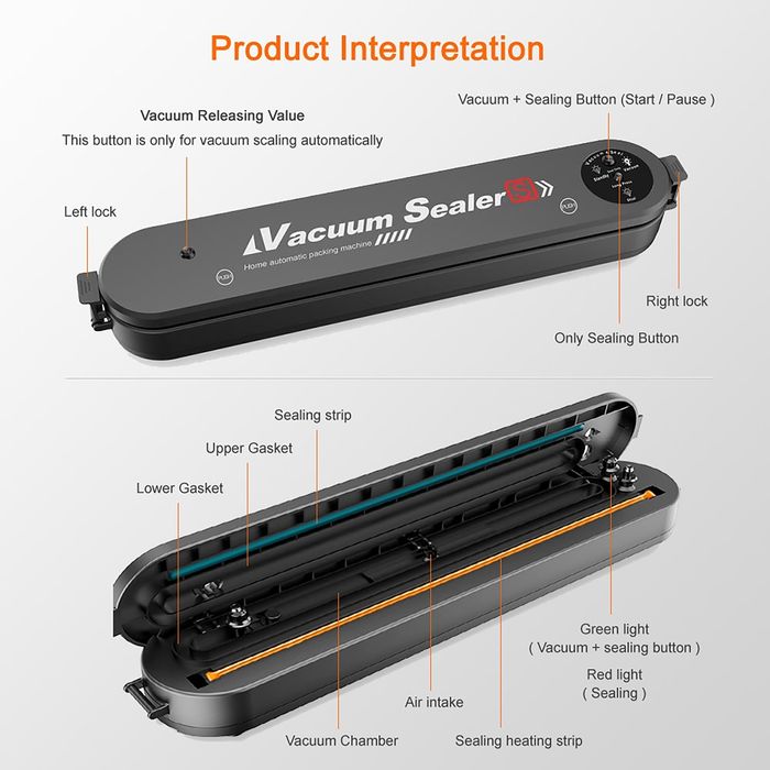 Машина за вакуумиране на опаковки