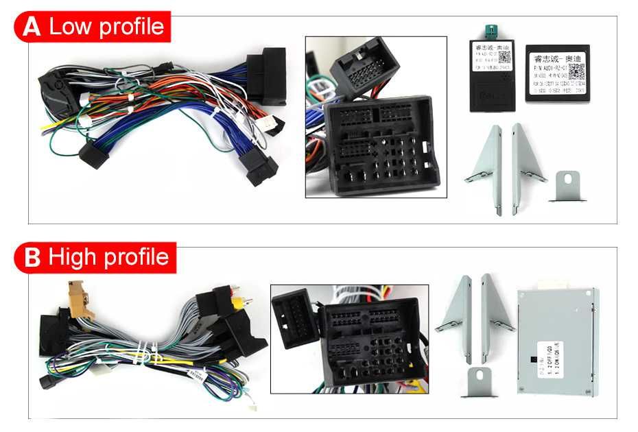 Navigatie Android 14 Audi Q3 2011 -2018 Waze YouTube CarPlay + CAMERA