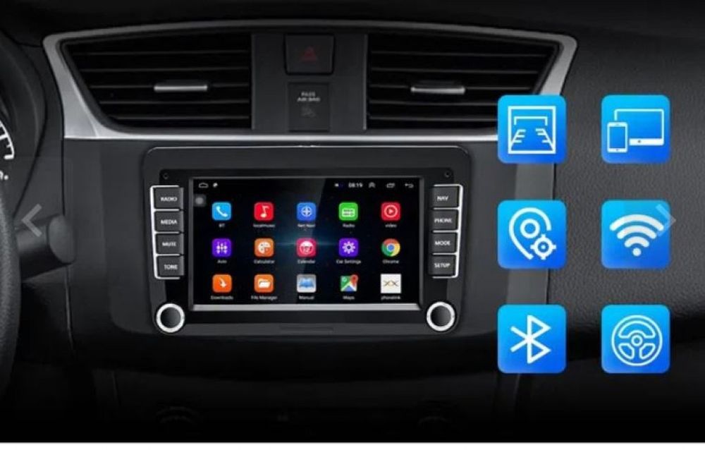 Мултимедийна навигация за автомобил с 7-инчов дисплей - Volkswagen, Se