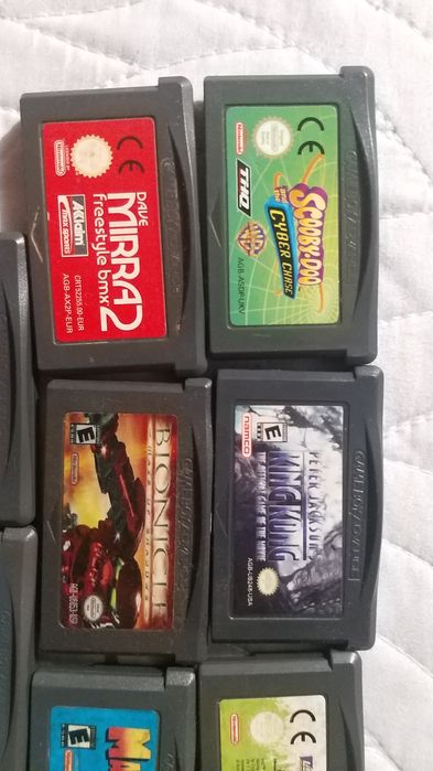 Lot Joc Jocuri Vintage Nintendo Gameboy Advance stare perfecta de func