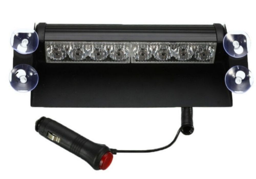 Stroboscop Flash prindere parbriz 8 led
