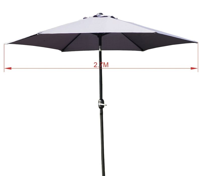 Чадър градински 2,7м с манивела