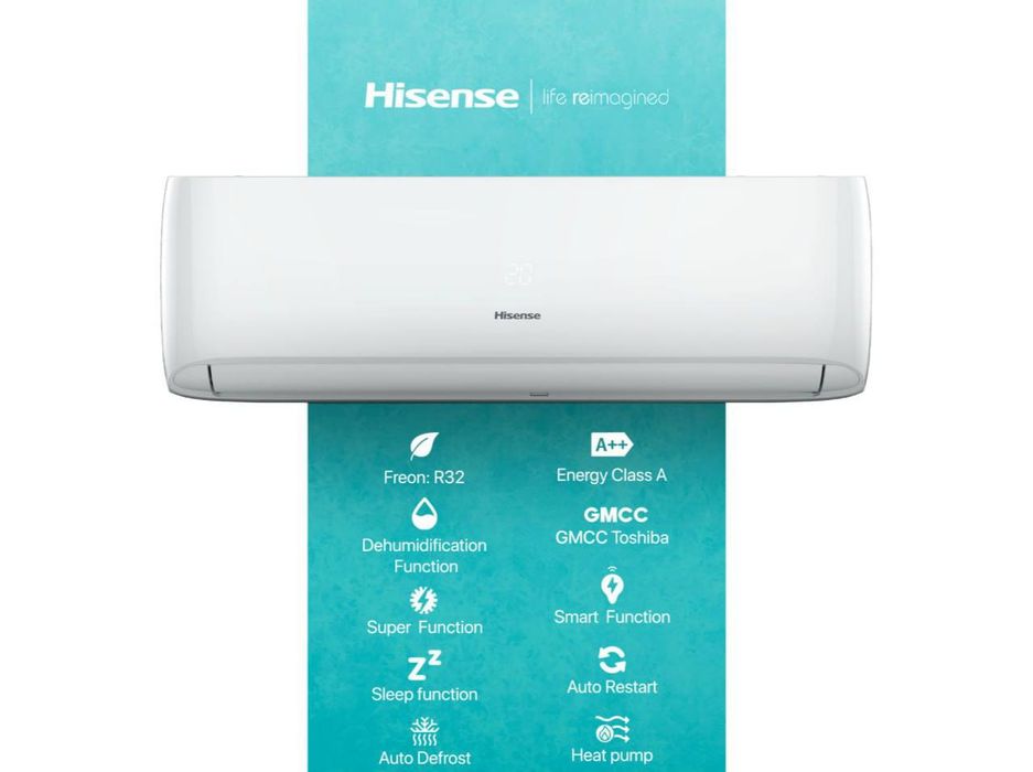Кондиционер Hisense DC Inverter — экономия электроэнергии.
