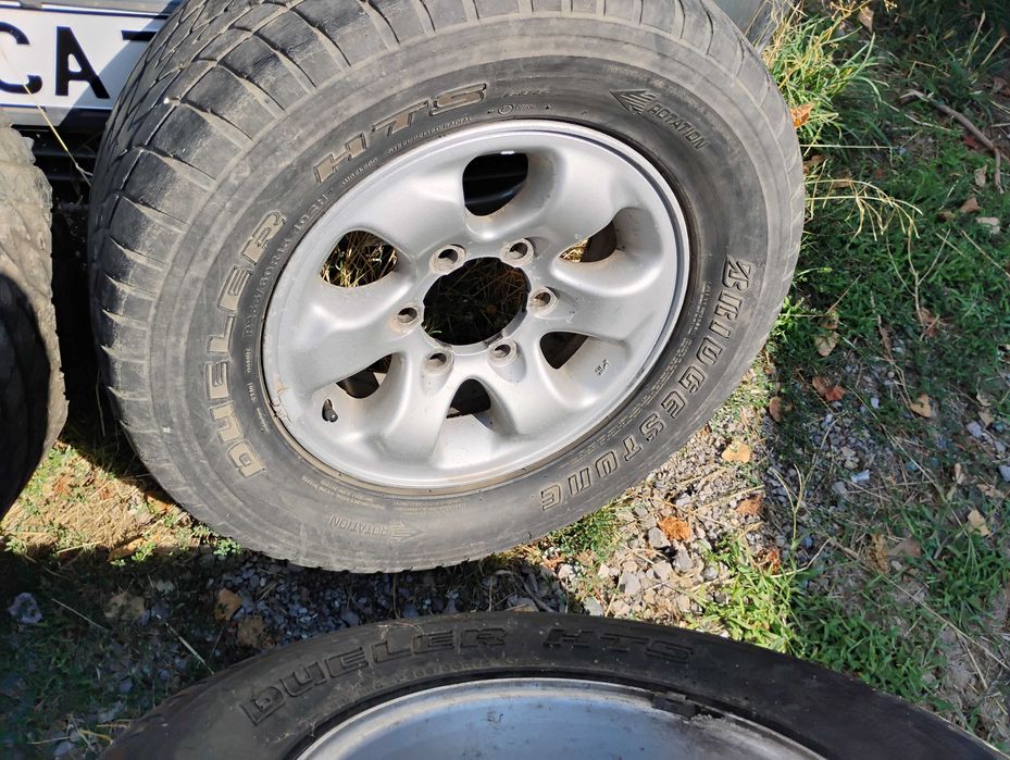 4 бр гуми с алуминиеви джанти 15" 6х139.7х108 Мицубиши Паджеро, Нисан