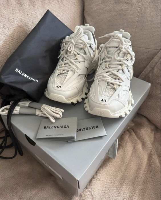 Balenciaga track white