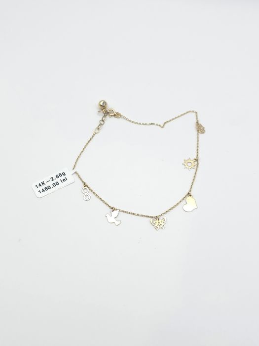 Bijuteria Royal bratara din aur 14k 2.66 gr