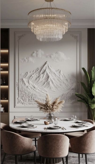 Барельеф, лепка на стены