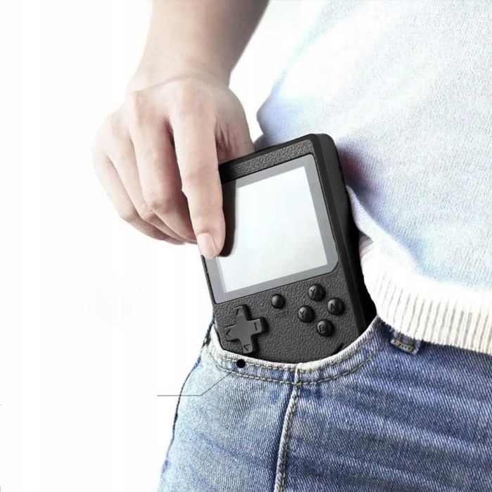 Consola portabila retro 400 jocuri integrat ecran LCD reincarcabil USB