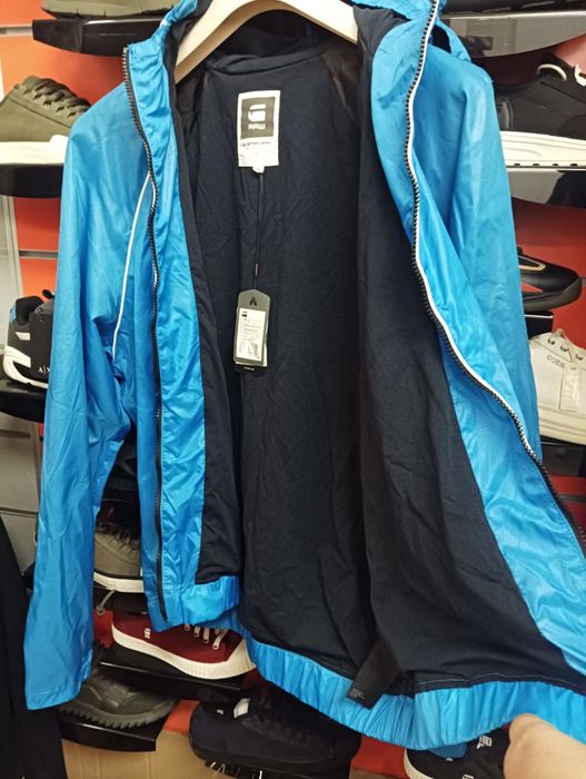 Оригинално яке бомбер G-star Raw L , XL ново мъжко горнище с качулка