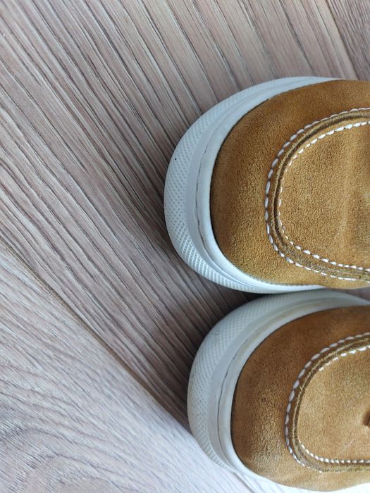 Pantofi mocasini piele întoarsă, marime 38