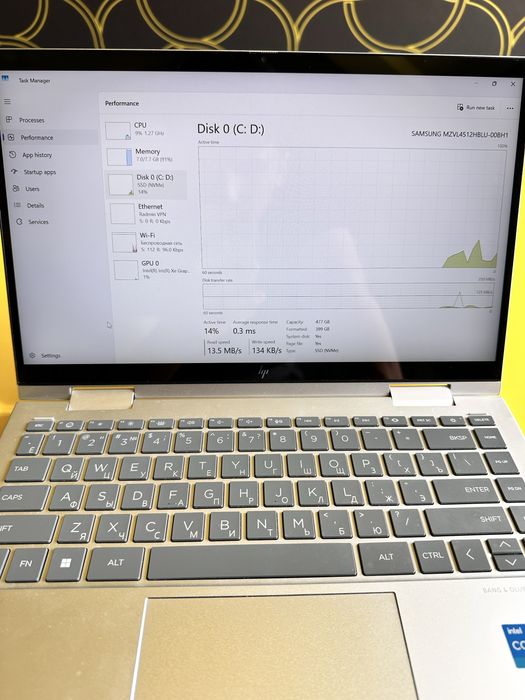 HP Envy 360 noutbugi sotiladi. Zarurat yuzasidan sotilayabman.