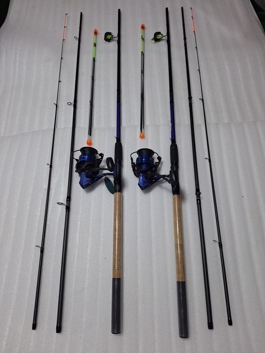Set 2 lansete Saimino TFD 5 Feeder 3.90m 60-180g + 2 WindBlade R28- 60