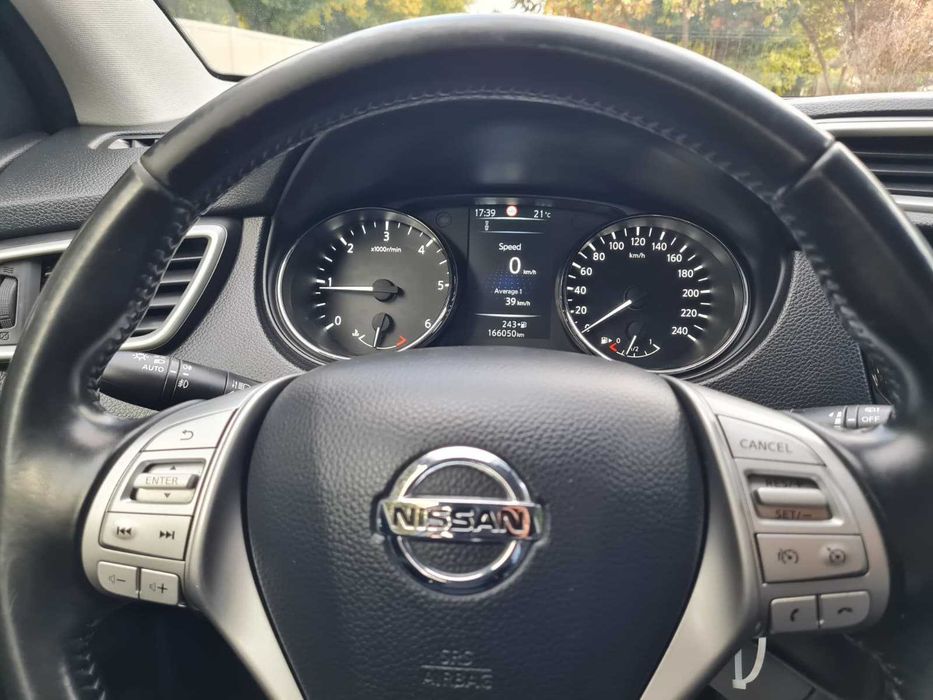 Nissan Qashqai 1.5 DCI 110CP, 2015, 166.000 km certificați, EURO5, încălzire în scaune, garanție motor+cutia de viteze, posibilitate vânzare în rate