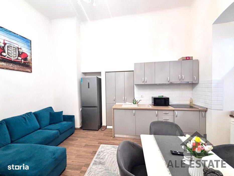Apartament modern 2 camere, mobilat, etaj 1, Centru-Turda | Parcare
