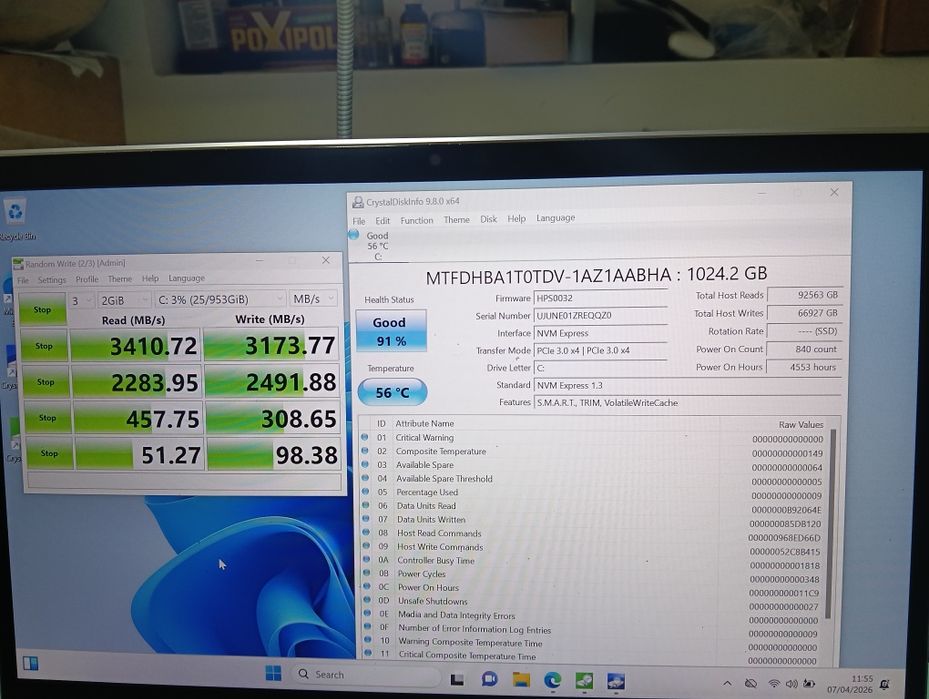 Ssd m.2 nvme 1tb micron gen 3 sunt 2 bucati