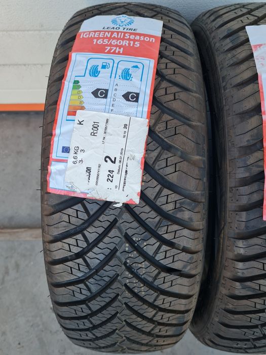 Нови всесезонни гуми 2 броя LEAO Green AllSeason 165 60 R15 дот 5218