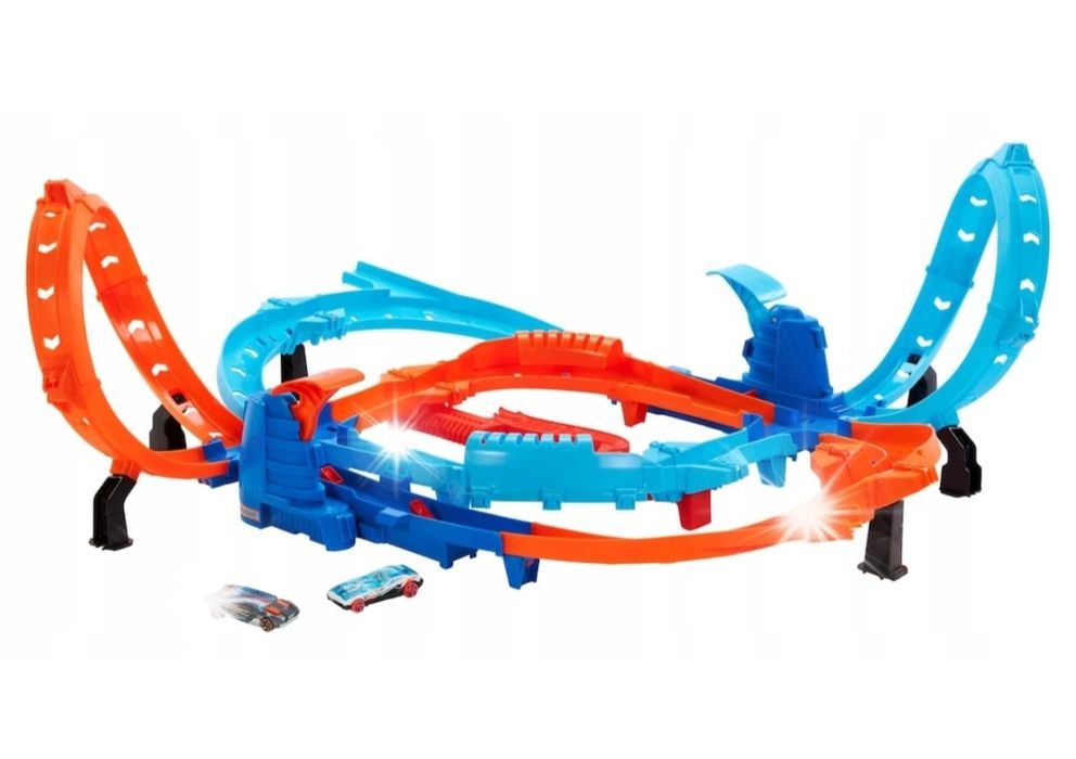 Set trackuri Hot Wheels Ultra Hots – Blast Launch Face-Off