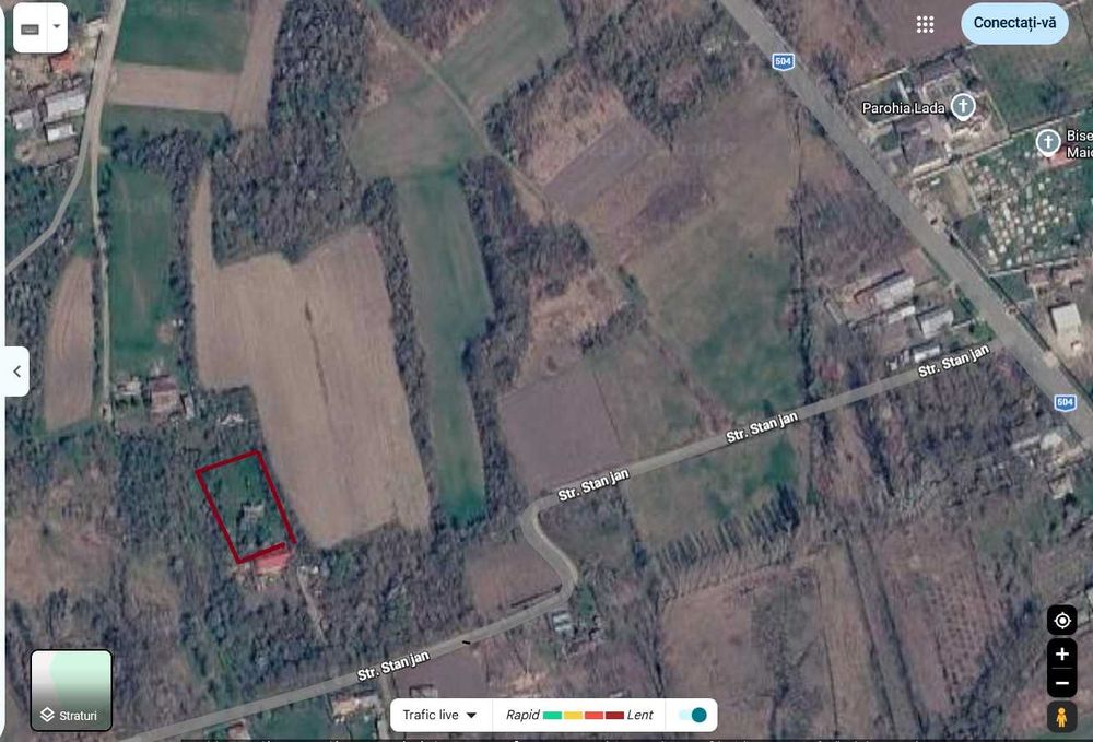 Teren intravilan 1.453 mp cu casă demolabilă – Lada, Teleorman