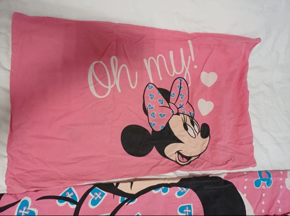 Lenjerie pat copii Minnie