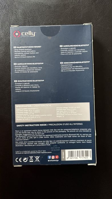 Bluetooth слушалка